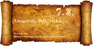 Tengerdi Mónika névjegykártya